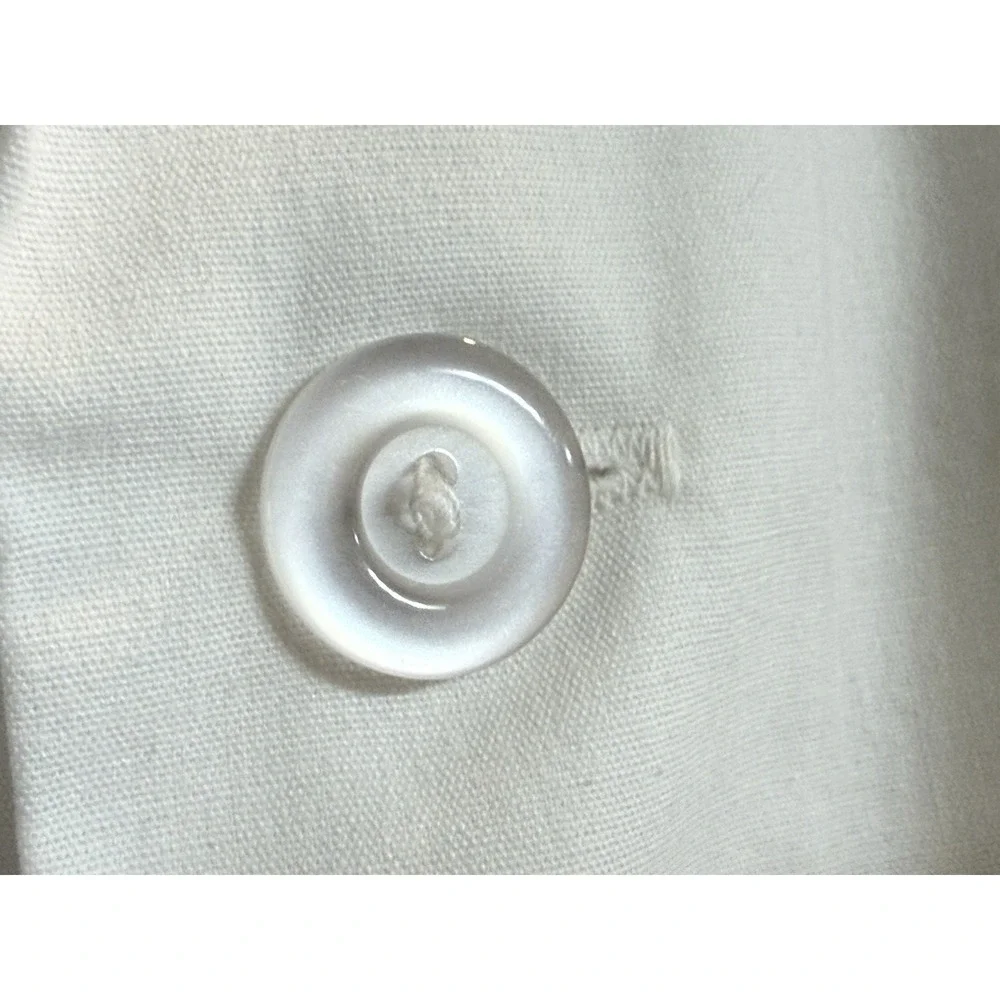 White Lab Coat Uniform Size 44 Made in USA 24.5